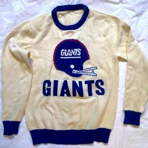 Vintage Giants football team sweater.